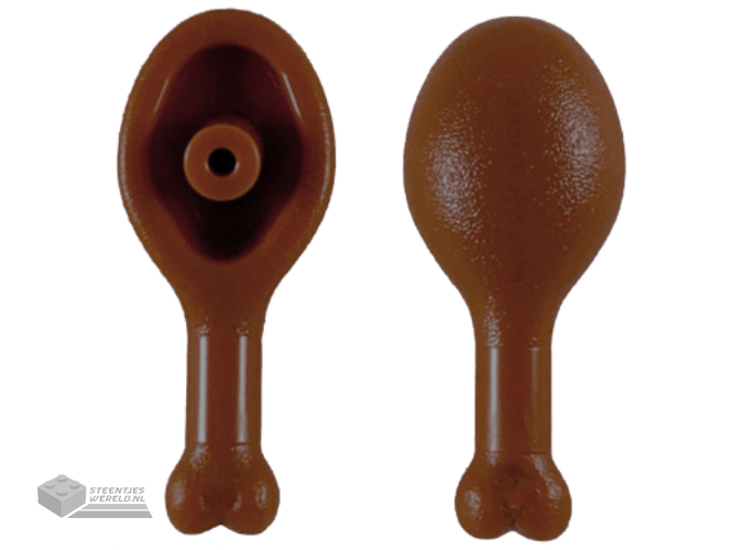 42876 – Kalkoen drumstick, 22 mm met ovale opening aan de achterkant