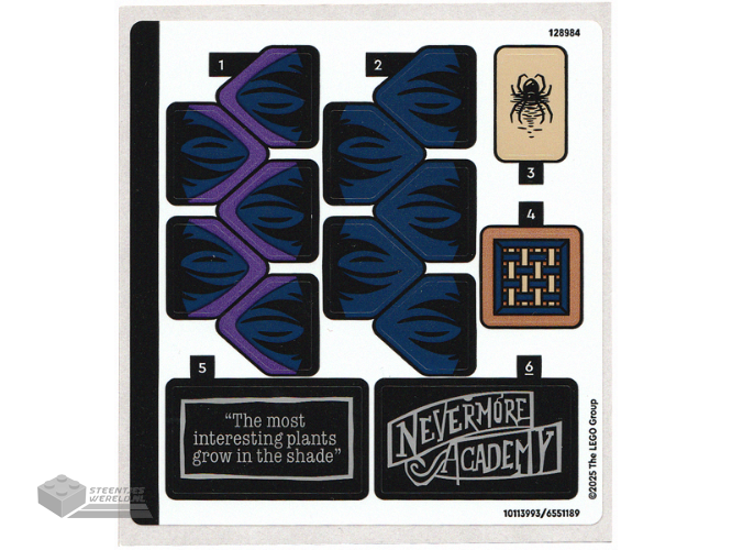 76454stk02 – Stickervel voor set 76454, vel 2, gespiegeld – (10114173/6551865)