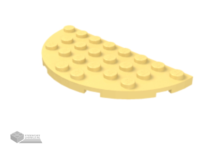 24246 – Tegel, Rond 1 x 1 Halve Cirkel Uitgebreid