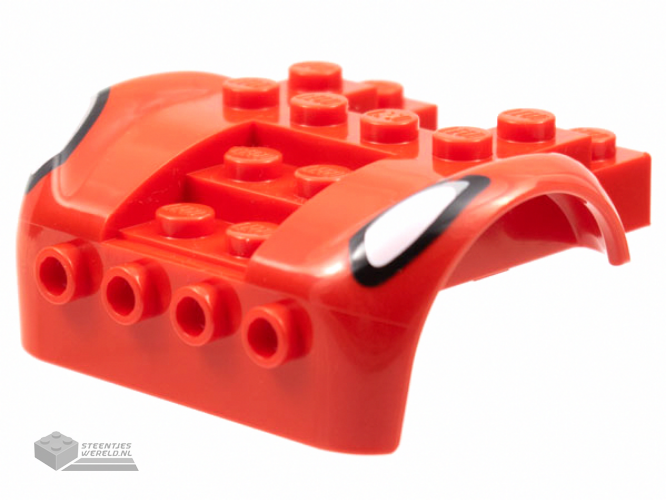 80481pb01 – Voertuig, Spatbord 6 x 4 bedrukt