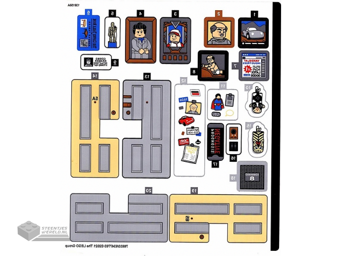 42670stk02 – Stickervel voor set 42670, vel 2 – (10111693/6530341)