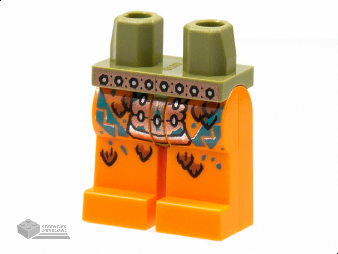 970c00 – Minifiguur benen onbedrukt blanco