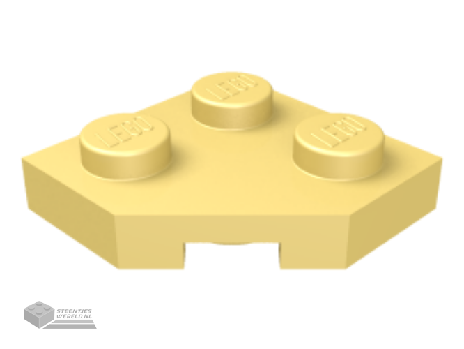 26601 – Wig, plaat 2 x 2 met afgesneden hoek