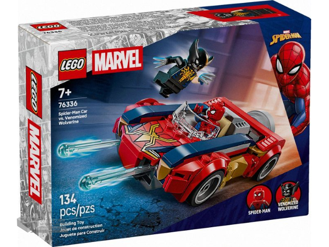LEGO Marvel 76336 Spider-Man auto vs. Venomized Wolverine - Spider-Man auto vs. Venomized Wolverine
