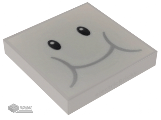 3626pb3161 Minifiguur hoofd bedrukt