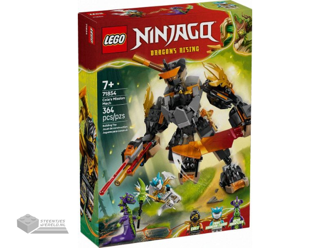 LEGO Ninjago 71854 Cole's missiemecha en draak Zane - Cole's Mission Mech