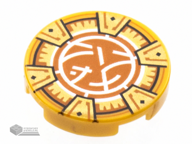 14769pb501 – Tegel, rond 2 x 2 bedrukt