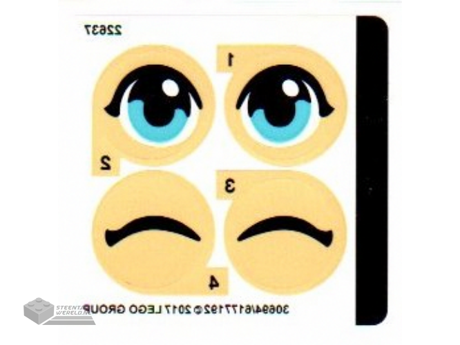 40171stk01 – Stickervel voor set 40171 – (30694/6177192)