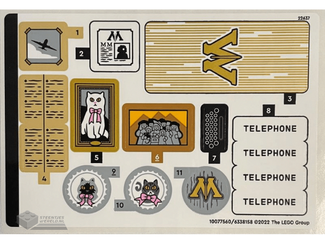 71738stk01 – Stickervel voor set 71738 – (71548/6321424)