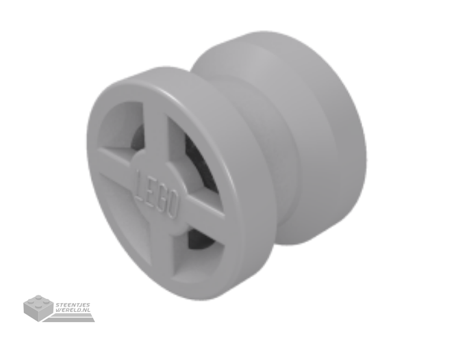 6118 – Wieltje van hard plastic, klein (22 mm diameter x 24 mm diameter)