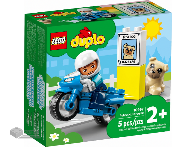 LEGO Duplo 10967 Politiemotorfiets