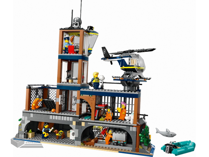 LEGO City 60419 Politiegevangeniseiland - Police Prison Island - Afbeelding 3