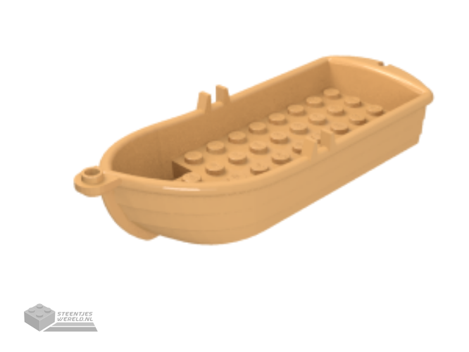 21301 – Boat, 14 x 5 x 2 with Oarlocks without Hollow Inside Studs