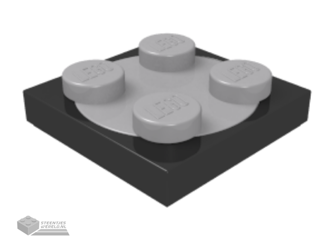 3680c02 – Turntable 2 x 2 Plate with Light Bluish Gray Top (3680 / 3679)