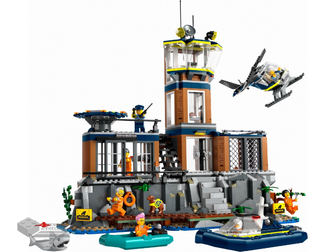LEGO City 60419 Politiegevangeniseiland - Police Prison Island - Afbeelding 2