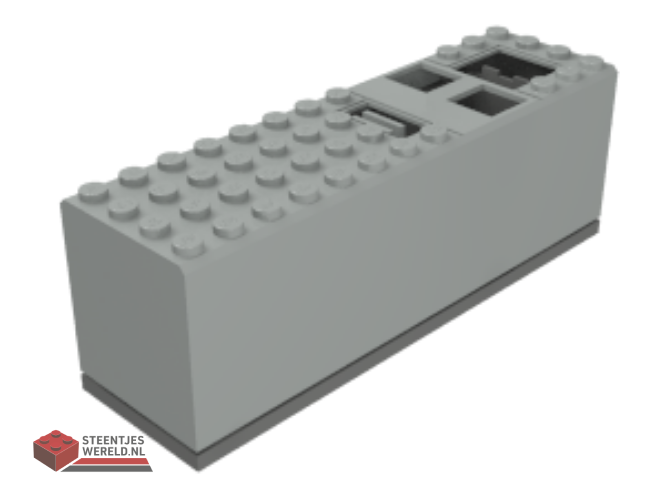 2847c01 – Electric 9V Battery Box 4 x 14 x 4 with Red Buttons and Contact Plate with Dark Gray Base (2846 / 2847c00)