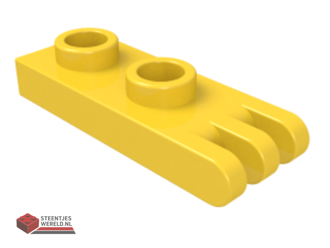 4275b – Hinge Plate 1 x 2 with 3 Fingers on End – Hollow Studs