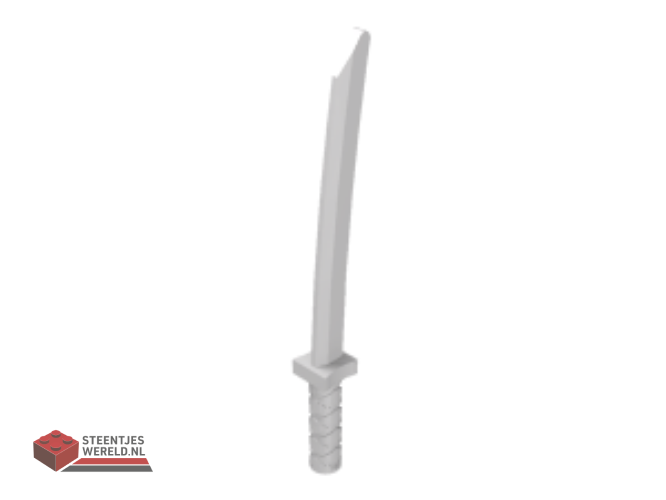 30173b – Minifigure, Weapon Sword, Shamshir/Katana (Square Guard) with Uncapped Pommel and Hole in Hilt