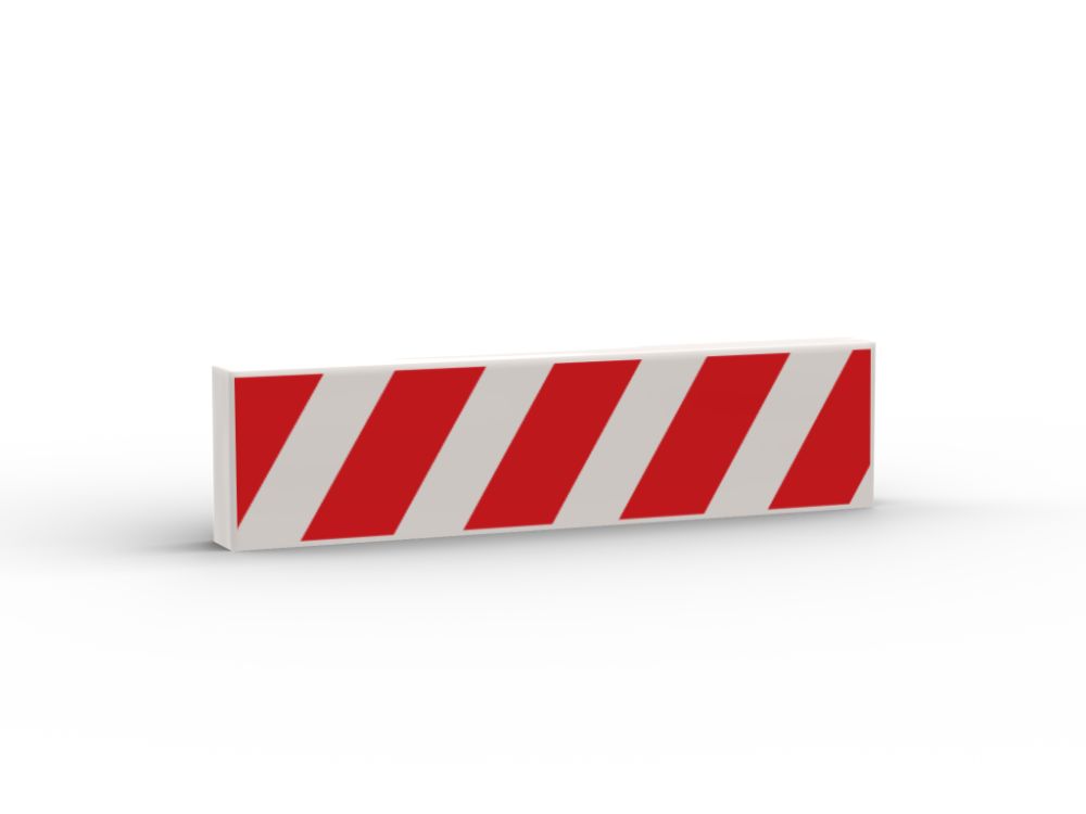 Afzetting rood schuin