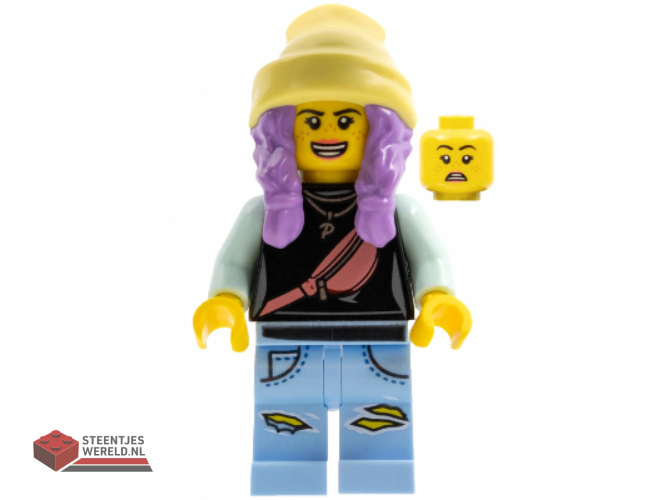 hs003 – Parker L. Jackson – Black Top with Beanie (Open Mouth Smile / Scared)