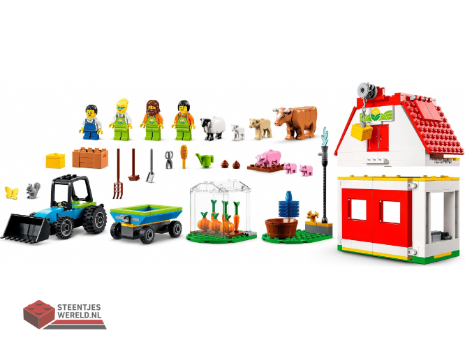 LEGO City 60346 Schuur en boerderijdieren - Barn & Farm Animals - Afbeelding 2