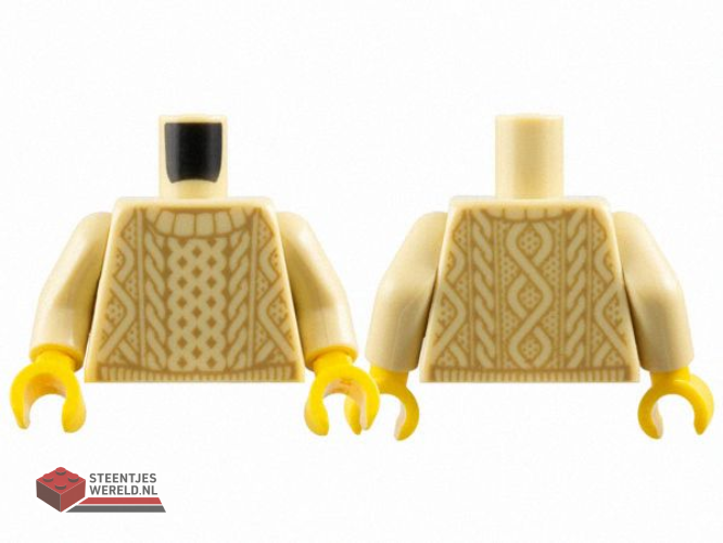 973pb2834c01 – Torso gebreide kabeltrui bedrukt