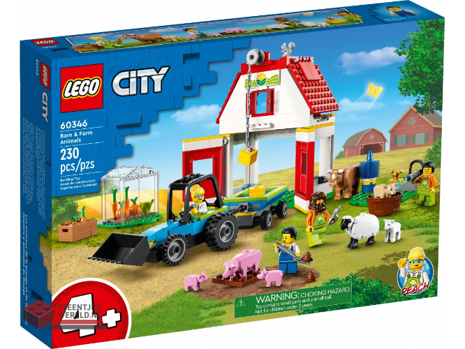 LEGO City 60346 Schuur en boerderijdieren – Barn & Farm Animals