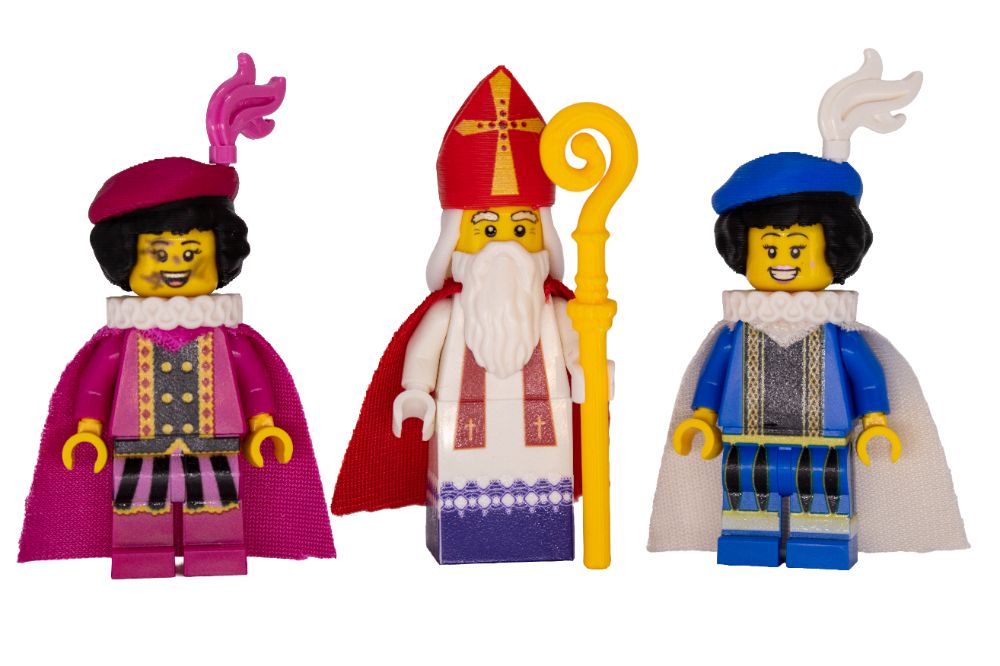 Sinterklaasset klein – Sinterklaas + 2 pieten