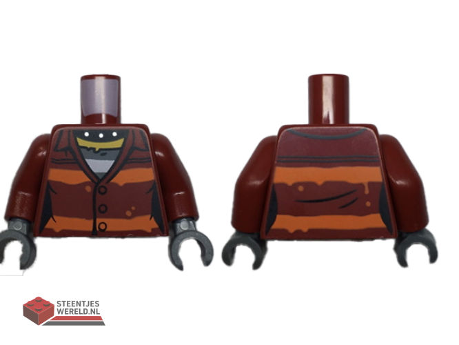 973pb4595c01 – Torso vrouwelijk gevangenisjasje bedrukt