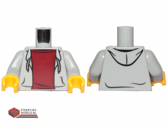 973pb2066c02 – Torso Hooded Sweatshirt bedrukt