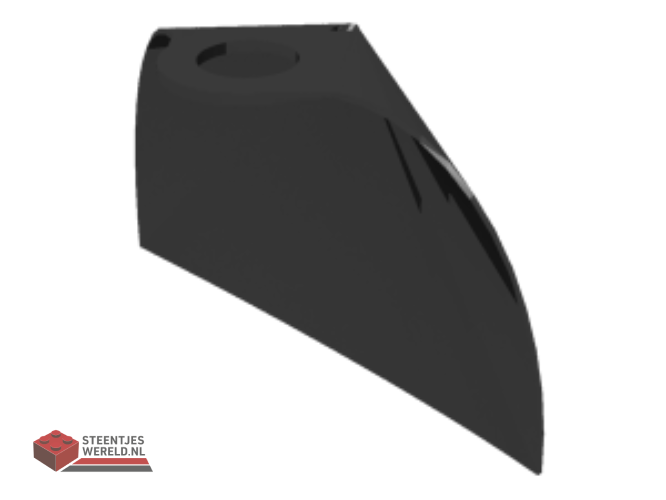 522 – Minifiguurcape, standaard – Traditionele gesteven stof – 4,0 cm hoog