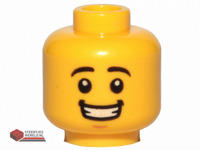 3626pb1569 – Minifiguur, hoofd, bedrukt