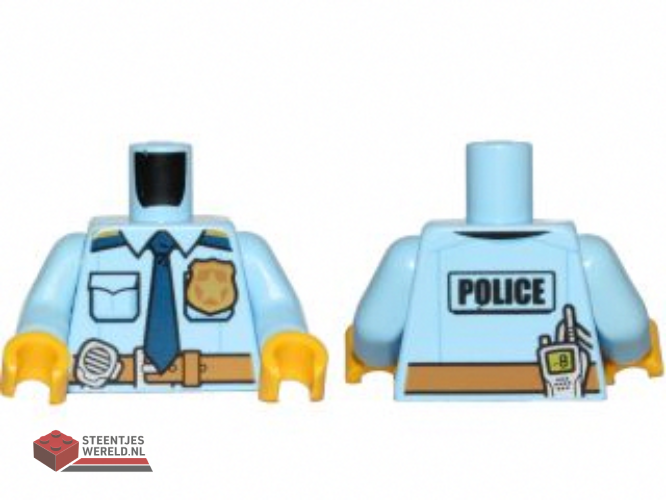 973pb2600c01 – Torso politiehemd bedrukt