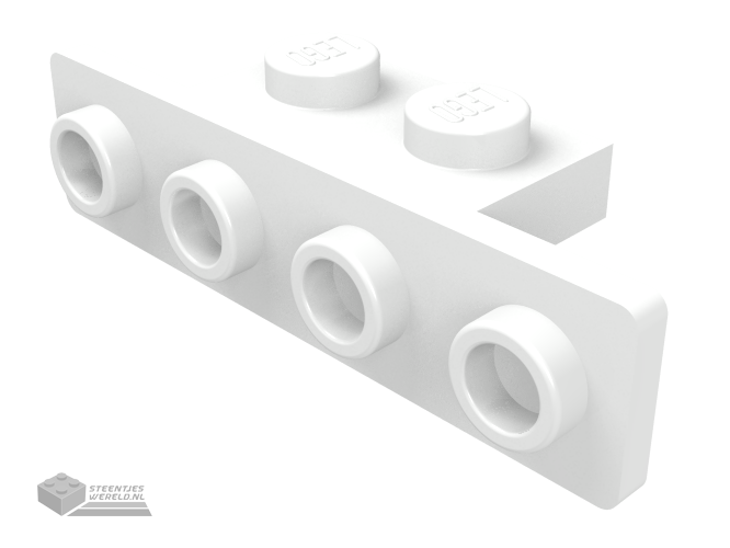 2436b – Bracket 1 x 2 – 1 x 4 met afgeronde hoeken