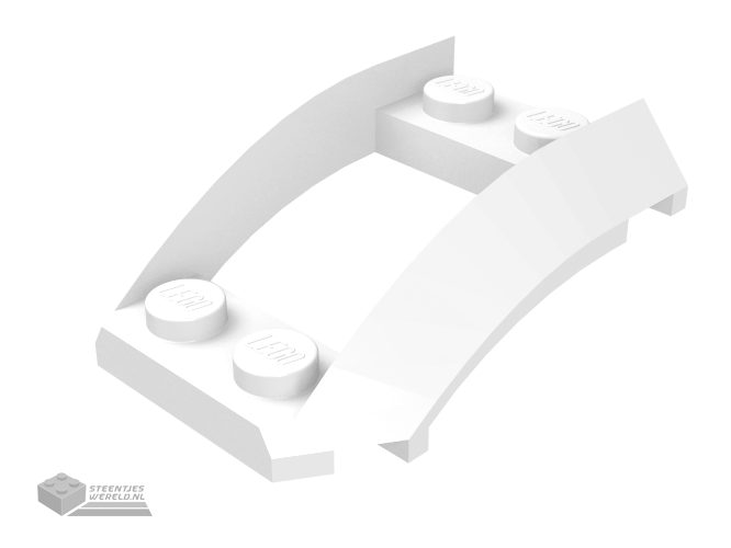 47755 – Wedge 4 x 3 Open met uitsnede en 4 noppen