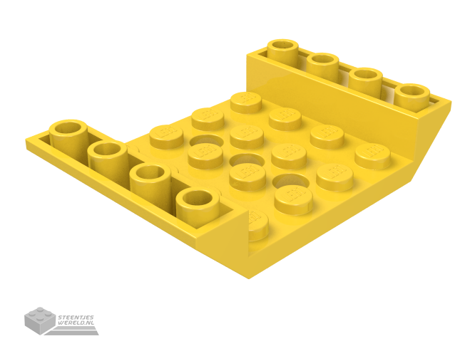 60219 – Dakpan, omgekeerd 45 6 x 4 dubbel met 4 x 4 uitsnede en 3 gaten