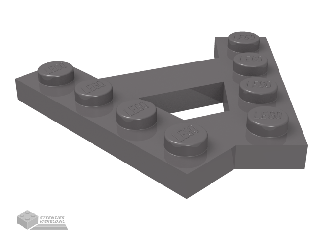 15706 – Wedge, Plaat A-vorm met 2 Rows of 4 noppen