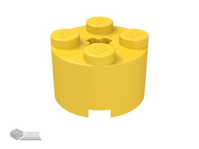 3941 – Steen, rond 2 x 2 met Technic as gat