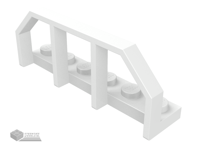 6583 – Plaat, aangepast 1 x 6 met Trein Wagon uiteindes