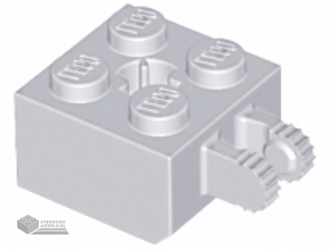 40902 – Scharnier Steen 2 x 2 Locking met 2 Fingers Vertical en Technic as gat, 9 Teeth