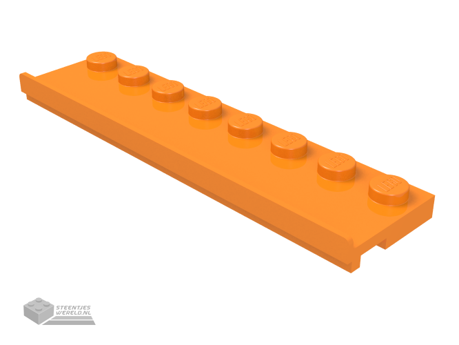 30586 – Plaat, aangepast 2 x 8 met deurrails