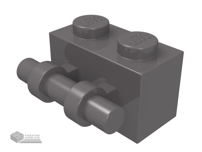 30236 – Steen, aangepast 1 x 2 met staaf Hendel op zijkant