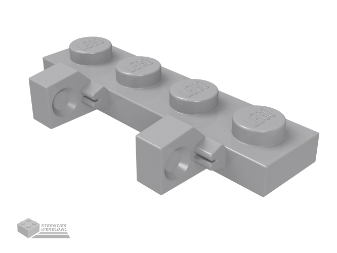 44568 – Scharnier Plaat 1 x 4 Locking Dual 1 Fingers op zijkant