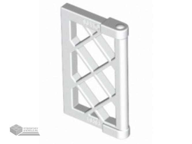 60607 – luik voor raam 1 x 2 x 3 rooster met extra dikke hoek