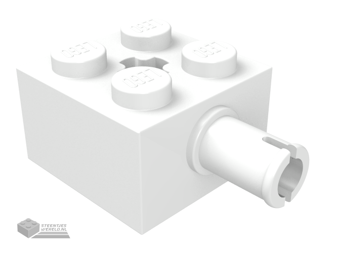6232 – Steen, aangepast 2 x 2 met pin en Technic as gat