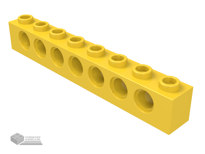 3702 – Technic, Steen 1 x 8 met gaten