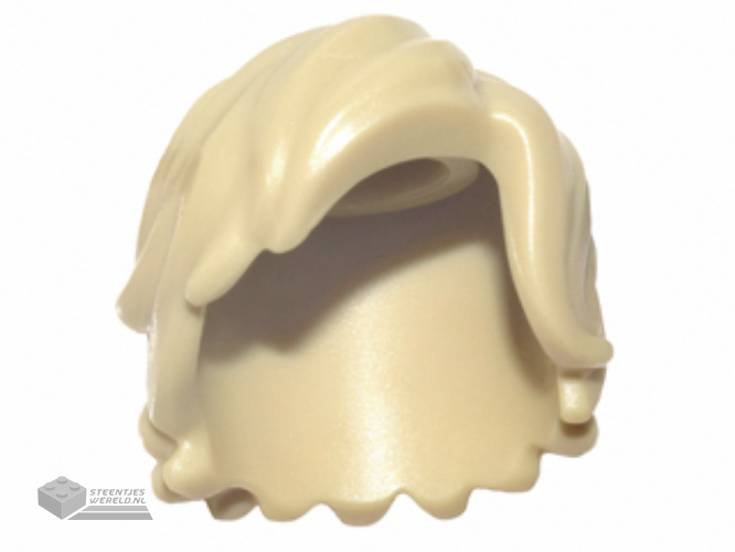 25409 – Minifigure, Hair Mid-Length Tousled met zijkant Part