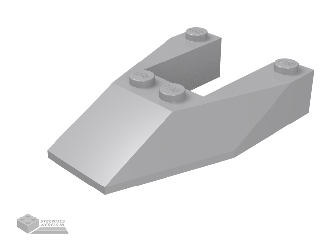 6153b – Wedge 6 x 4 uitsnede met nop inkepingen