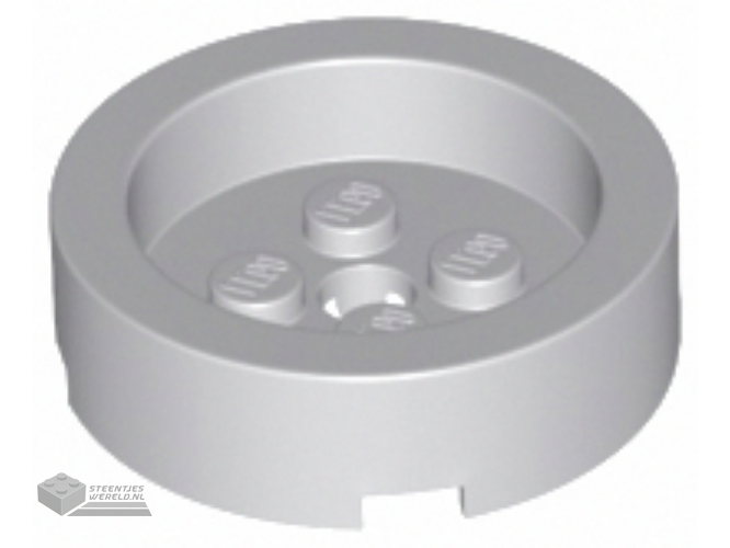 68325 – Brick, Round 4 x 4 met Recessed Center en gat