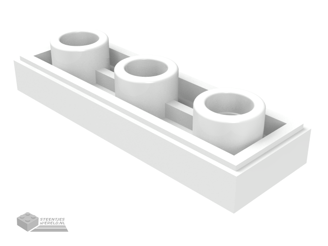 35459 – Tegel, aangepast 1 x 3 omgekeerd met gat